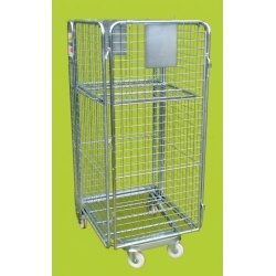 4 Sided Mesh Infill A Frame Roll Pallet Single Door trolley