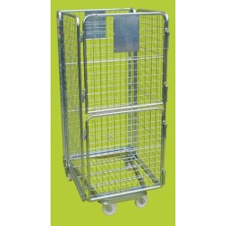 2 Door Roll Pallet with Mesh Sides
