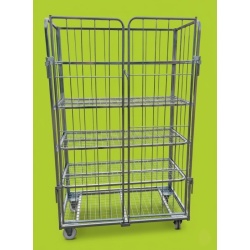 4 Sided Trolley with 4 Shelves