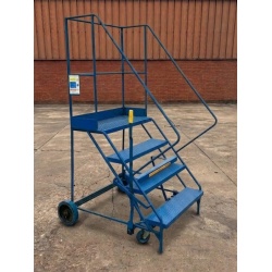 Second Hand 4 Step Wide Mobile Ladder
