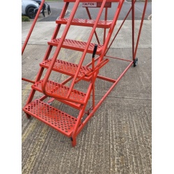 Used Second hand Red 7 Step Ladder