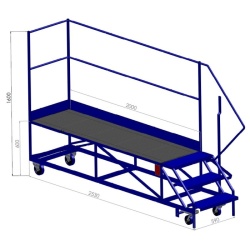 600mm_platform_height_left_access_standard_slope_2m