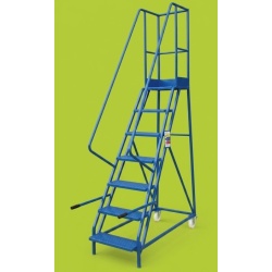 7 Step Mobile Ladder Narrow Aisle