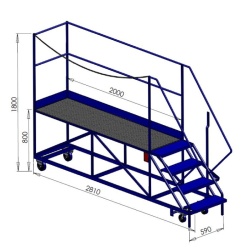 800mm2000mm_left_access_w_chain