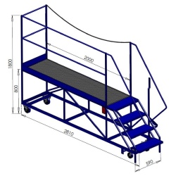 800mm2000mm_right_access_w_chain