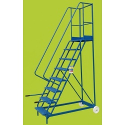 8 Step Mobile Step Ladder