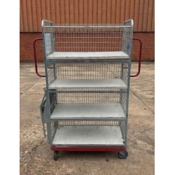Second Hand Warehouse Trolley with Shelves