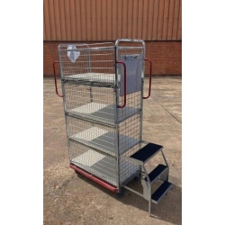 Used Picking Trolley with Steps