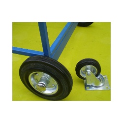 Mobile Steps Rubber Wheels
