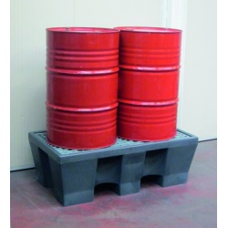 Budget Polyethylene Sump Pallet 2 Drum