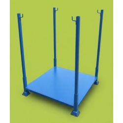 bulk bag holder, budget tonne bag holder, bulk bag stillage with skids