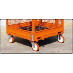 Wheels for safety cage