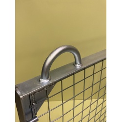 Galvanised Crane Goods Cage - Lifting Eyes