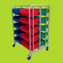 Double Sided Small Parts Picking Trolley
