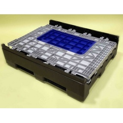 Budget Folding Plastic Pallet Box folded