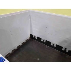 Budget Folding Plastic Pallet Box smooth walls