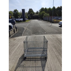 Second Hand Folding Wire Cages Front on