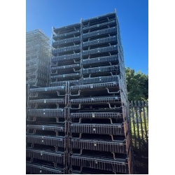 Load of Second Hand Folding Wire Cage