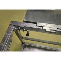 Fork Truck Safety Cage 2 Man Galvanized Door Lock WP305