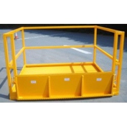 Forklift Goods Cages for moving goods by forklift and not persons, open front