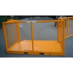 Forklift Goods Cages for moving goods by forklift and not persons with mesh sides