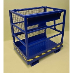 2 Man Forklift Safety Cage Folded WP300