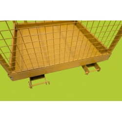 Yellow WP25 Forklift Cage for 1 & 2 Persons