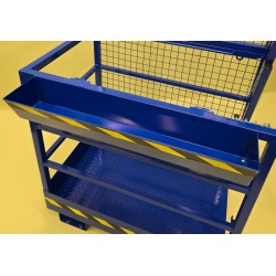 2 Man Forklift Safety Cage Tool TrayWP300