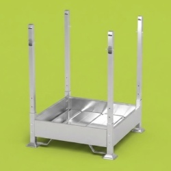 Galvanised Adjustable Bulk Bag Holder 1000L