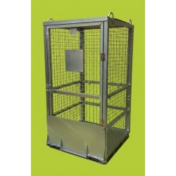 Gas Bottle Mesh Cage - Closed