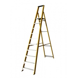 10 Tread Glassfibre Platform Stepladder