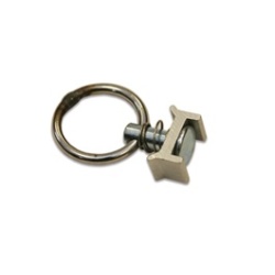 Single Stud with Ring Captive Track Fitting