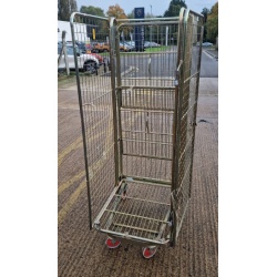 Used 4 Sided roll cage door open