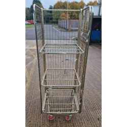 A frame Cage with integral Shelves