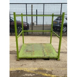 Used-Large-3-Sided-Post-Pallet-Frame-Front