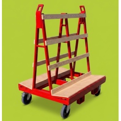 Liftable A Frame Glass Trolley 1200 x 1000 x 1500mm