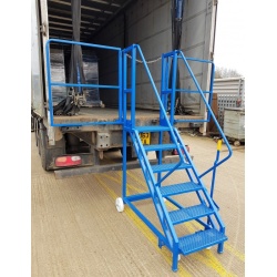 Hercules Folding Wing Gate Lorry Trailer Access ladder