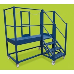 Low Height Platform Access Mobile Steps