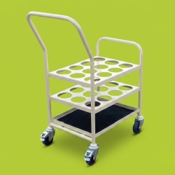 Medical Cylinder Trolley for 12 x D/E Size Oxygen Cylinder