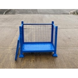 Second Hand Stackable Mesh Stillage (Door removed, Front on)