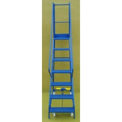 Narrow aisle mobile steps 7 step