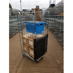 Netted Side for a Roll cage or Stillage - Half Drop Config