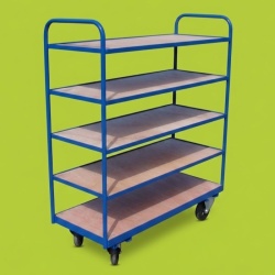 Order Picking Trolley with 5 Shelves