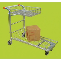 Platform Trolley with Shelf
