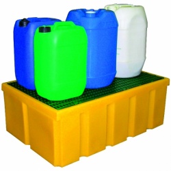 Sump Pallet with Grid For Tubs - 200 Litre