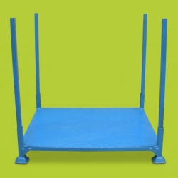 Post Pallet with Sheet Steel Base