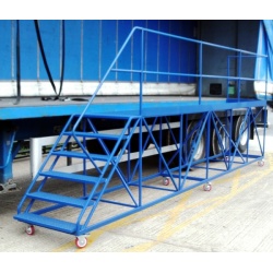 Trailer Side Access Mobile Platform with steps - 5m platform