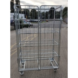 4 Sided 4 Shelf Trolley