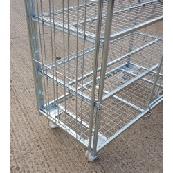 4 Sided 4 Shelf Trolley 702