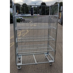 4 Sided 4 Shelf Trolley 703